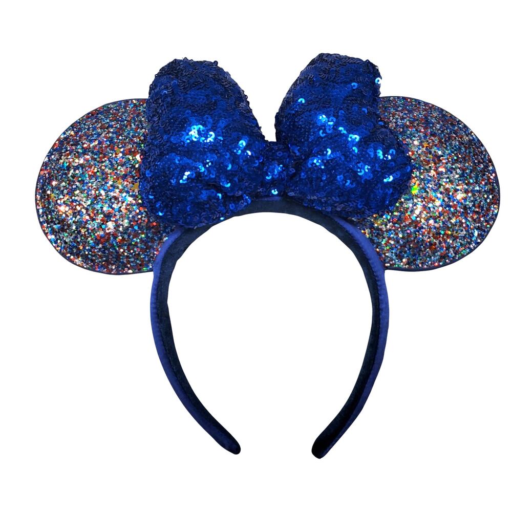 Disney Parks 2020 Multicolor Confetti Glitter Minnie Mouse Ears